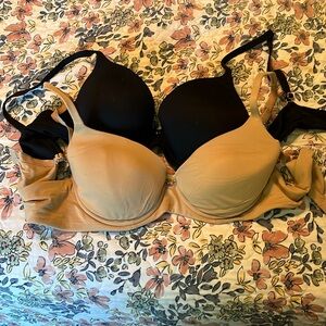 Two Soma Embraceable perfect coverage bras. 36B
